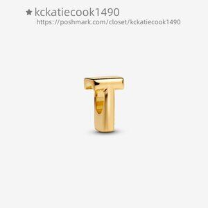 Pandora Letter T Alphabet Charm
